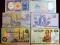 Egipt Banknoty 5. 10. 25. 50 Piastres+ 1 POUND