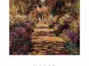 Plakat obraz 40x50cm AGD-6040 GARDEN PATH, GIVERNY