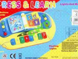 Pianinko Press & Learn-światła i muzyka [12m+]