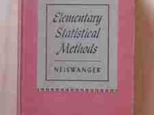 Neiswanger ELEMENTARY STATISTICAL METHODS (W-wa)