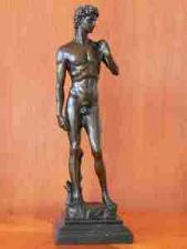 rzeźba z brązu David / Michał Anioł / 45cm