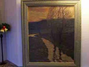 PEJZAŻ - Carl Hessmert 1869-1928, Berlin ASP