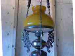 ŻYRANDOL Z MOSIĄDZU! Z ELEMENTAMI DREWNA ! POLECAM