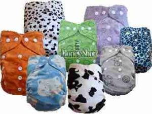 10x PIELUSZKI WIELORAZOWE BAMBUS + 20 WKŁAD BAMBUS