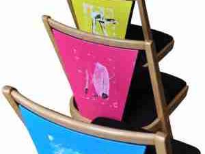 CMYK Chairs - komplet krzeseł z lat 60. vintage