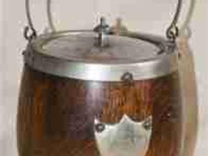 POJEMNIK BECZUŁKA DREWNO BECZKA ANTYK #897