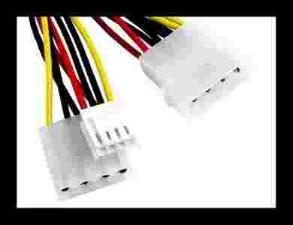 AE5 PRZELOTKA 1xMOLEX M/ 1x FDD 3,5 F + 1x MOLEX F