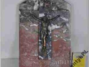 MARMUROWA PLYTA JEZUS CHRYSTUS INRI KRZYZ