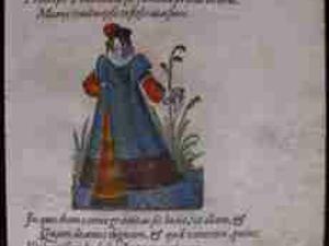 Strój kobiecy J.Amman 1600 r.ORYGINAŁ ! Strój kobiecy J.Amman 1600 r.ORYGINAŁ !