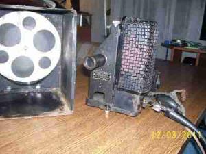 Stary Amerykański Projektor Filmowy