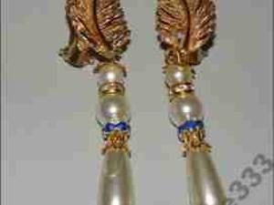 barokowe perły z chanel wyjątkowe stare klipsy barokowe perły z chanel wyjątkowe stare klipsy