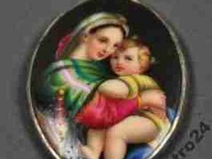 MADONNA: PIĘKNY MEDALIK BIEDERMEIER OD 1 PLN!