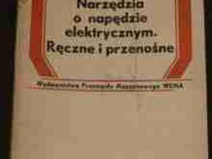 1985 katalog NARZEDZA O NAP.ELEKTRYCZNYM RECZNE I
