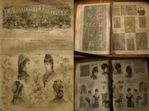 LA MODE ILLUSTREE Journal deLa Famille1878/4 MODA
