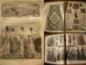 LA MODE ILLUSTREE Journal deLa Famille1878/5 MODA