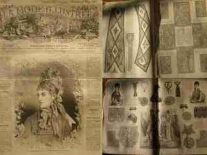 LA MODE ILLUSTREE Journal deLa Famille1878/8 MODA
