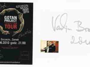 Gotan Project i Vadim Brodski - autografy Gotan Project i Vadim Brodski - autografy