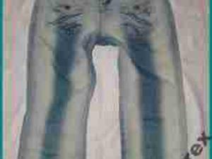 CRASH ONE ŚLICZNE SPODNIE JEANS 128 CM