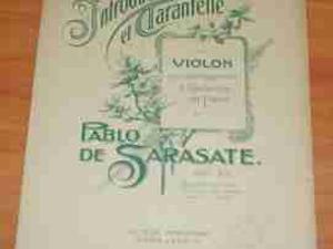 INTRODUCTION ET TARENTELLE Pablo de Sarasate 1899r