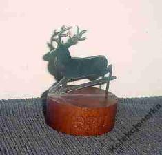 ___Stary Stojak na Wizytowki Jelen Wizytownik __ ___Stary Stojak na Wizytowki Jelen Wizytownik __