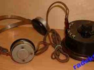 stare radio kryształkowe - detektor ,okaz muzealny