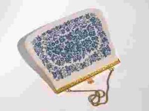 RARYTAS TOREBKA micro petit point KREMOWA