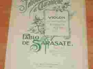 INTRODUCTION ET TARENTELLE Pablo de Sarasate 1899r