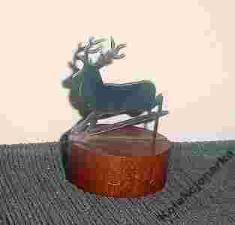 ___Stary Stojak na Wizytowki Jelen Wizytownik __ ___Stary Stojak na Wizytowki Jelen Wizytownik __