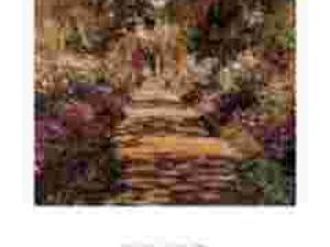 Plakat obraz 40x50cm AGD-6040 GARDEN PATH, GIVERNY