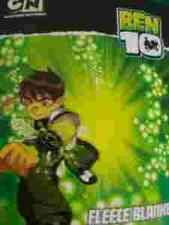ZZ BEN 10 koc pled 125 /150 CARTOON NETWORK
