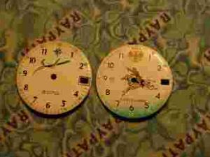 2 używane tarcze do Wostoka 17 Jewels