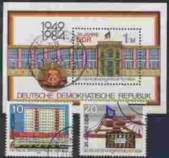 NRD / DDR '84 - bl+zn - 35 lat DDR