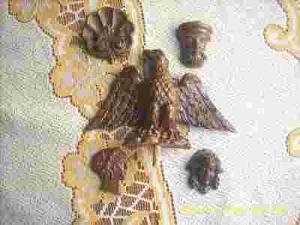 KOMPLET APLIKACJI GIPSOWYCH DO ZEGARA KOMPLET APLIKACJI GIPSOWYCH DO ZEGARA