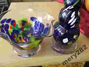 Bomboniera i wazonik  kryształowy VAN EYK