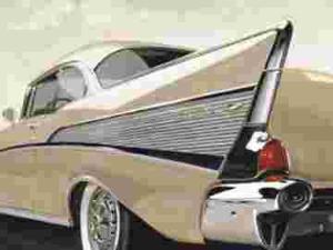 Plakat obraz 80x60cm TAB-FBR-5727 57 BEL AIR