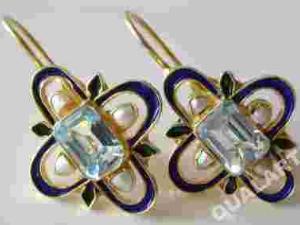 WYJATKOWE CUDA PERŁY ZŁOCONE EMALIA TOPAZ RARYTAS WYJATKOWE CUDA PERŁY ZŁOCONE EMALIA TOPAZ RARYTAS