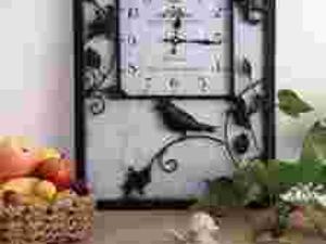 SWEET HOME ZEGAR W STYLU PROWANSALSKI  40 x 60 cm