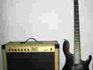 Gitara Basowa Bas Hohner, Piec 50W, Pasek, Futerał